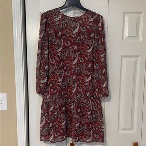LOFT Paisley Print Dress